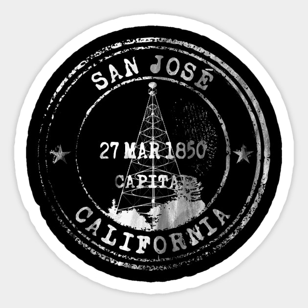 San Jose Sticker by KnuckleTonic